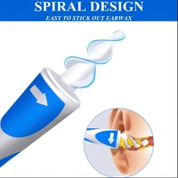 Smart Swab Silicone Easy Earwax Removal with 16 Replacement Disposable Soft Tips/Ear Wax..